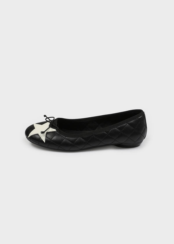 Levene Star Quilted Flat Shoes