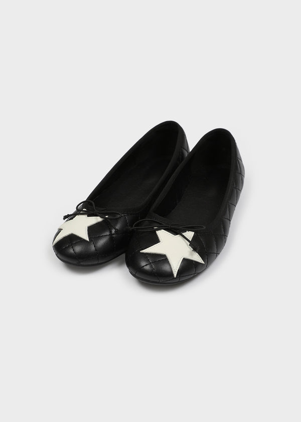 Levene Star Quilted Flat Shoes