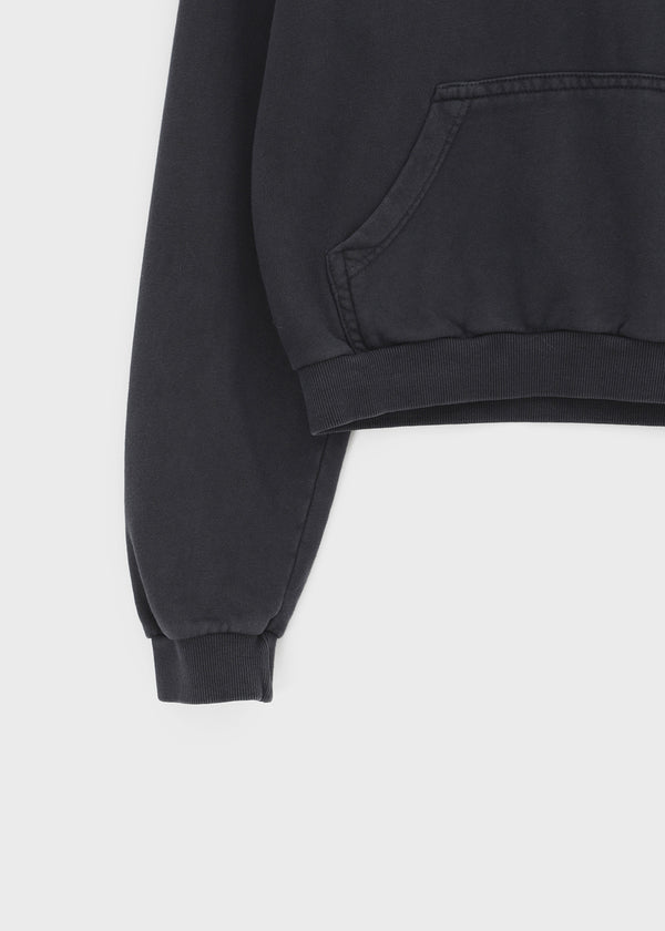 Dunkit Lettering Semi-Crop Hoodie