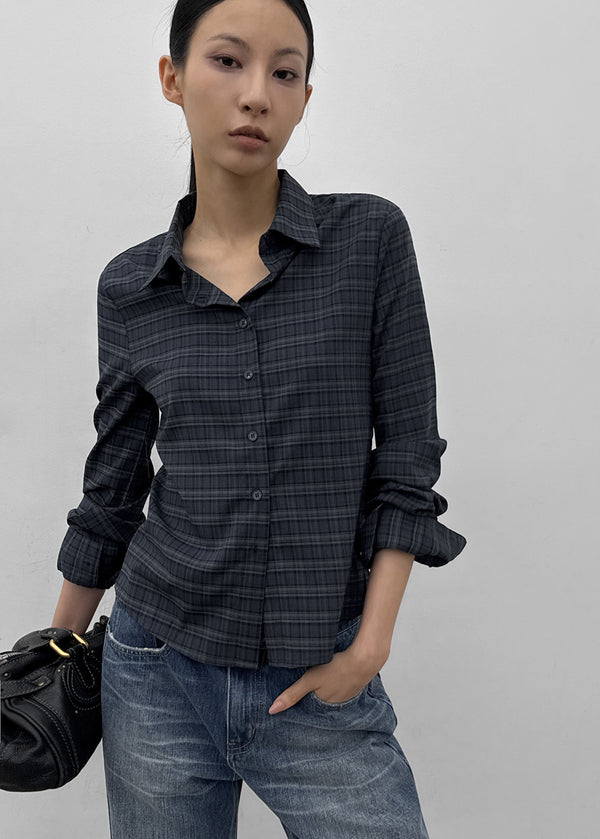 [MADE] Nuno Slim Fit Check Shirt (2 SIZE)