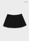 Noel striped pleated mini skirt pants