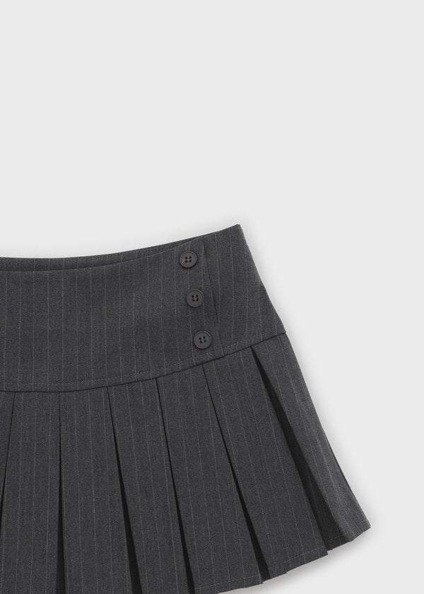 Noel striped pleated mini skirt pants
