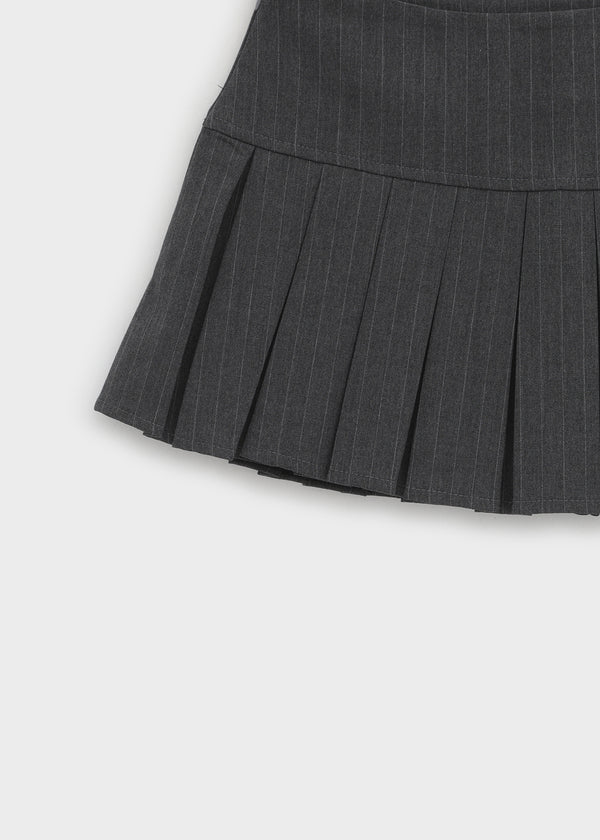 Noel striped pleated mini skirt pants
