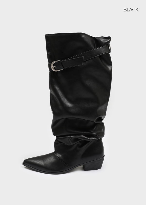 Kent slouchy stiletto long boots