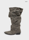 Kent slouchy stiletto long boots