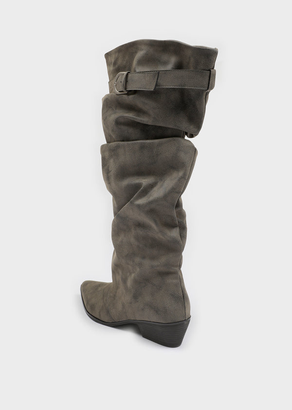 Kent slouchy stiletto long boots