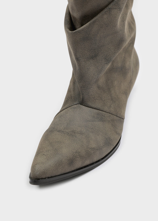 Kent slouchy stiletto long boots
