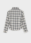 Exodus Shirred Slim Check Shirt