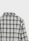 Exodus Shirred Slim Check Shirt