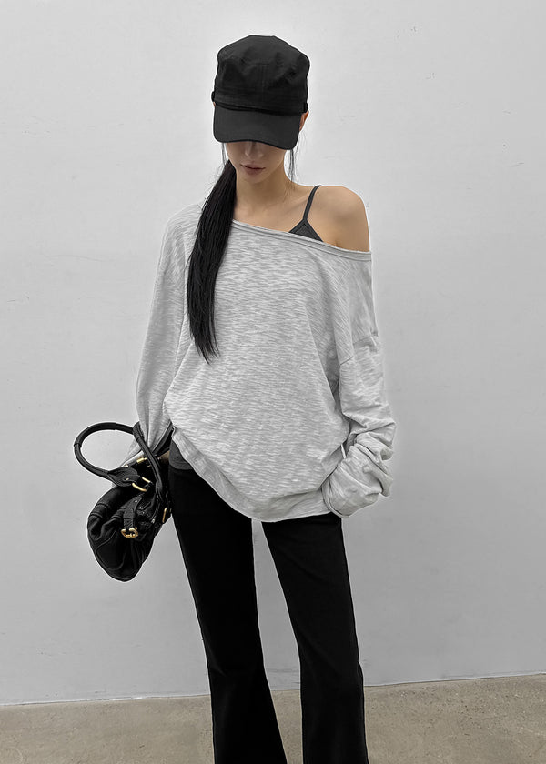 [MADE] Cab Low-waist Bootcut Fleece-Lined Cotton Pants