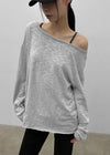 [MADE] Jenich Slub Boat Neck Long Sleeve Tee