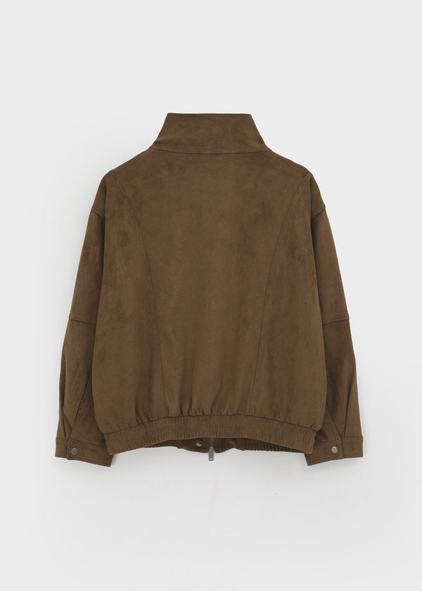 [MADE] Jariz High-neck Suede Jumper