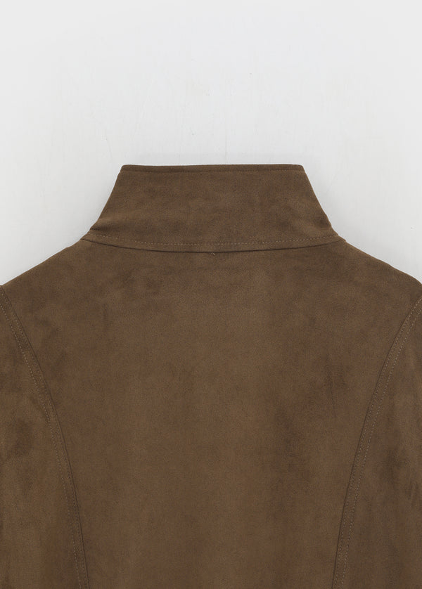 [MADE] Jariz High-neck Suede Jumper