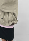 Luadi Frill Double-Button Short Jumper