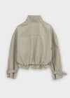 Luadi Frill Double-Button Short Jumper