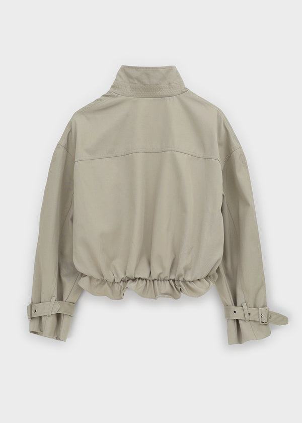 Luadi Frill Double-Button Short Jumper