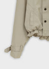 Luadi Frill Double-Button Short Jumper