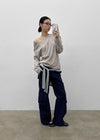 [MADE] Rouen Button Loose Fit Knit