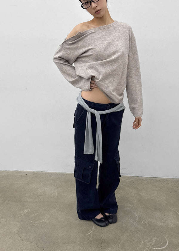 [MADE] Rouen Button Loose Fit Knit