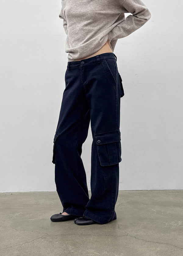 [MADE] Tohen Low-Waist Cotton Cargo Pants