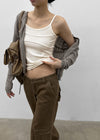 Divier Ribbed Wool Knit Cardigan
