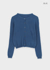 Divier Ribbed Wool Knit Cardigan
