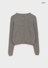 Divier Ribbed Wool Knit Cardigan