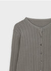 Divier Ribbed Wool Knit Cardigan