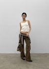 [MADE] Tohen Low-Waist Cotton Cargo Pants