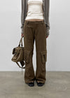 [MADE] Tohen Low-Waist Cotton Cargo Pants
