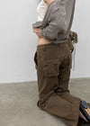 [MADE] Tohen Low-Waist Cotton Cargo Pants
