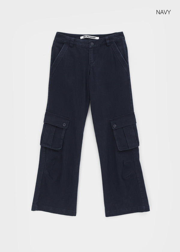 [MADE] Tohen Low-Waist Cotton Cargo Pants