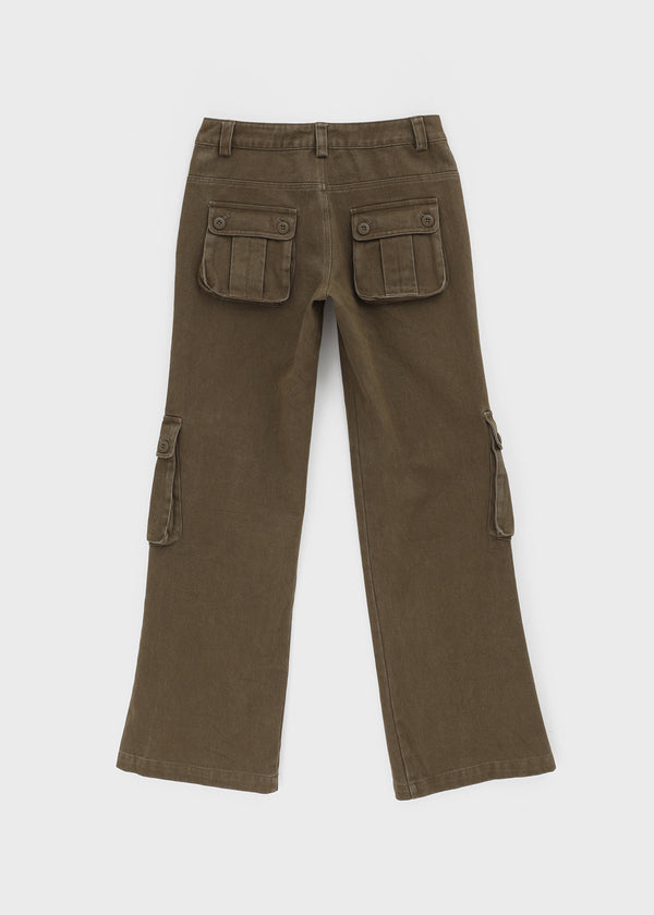 [MADE] Tohen Low-Waist Cotton Cargo Pants