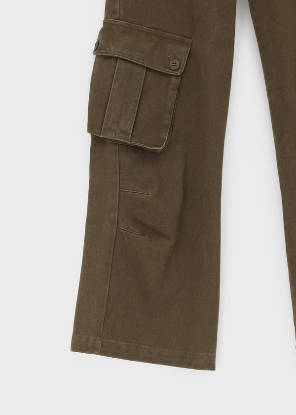 [MADE] Tohen Low-Waist Cotton Cargo Pants