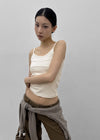Vaginal cutout round neck sleeveless