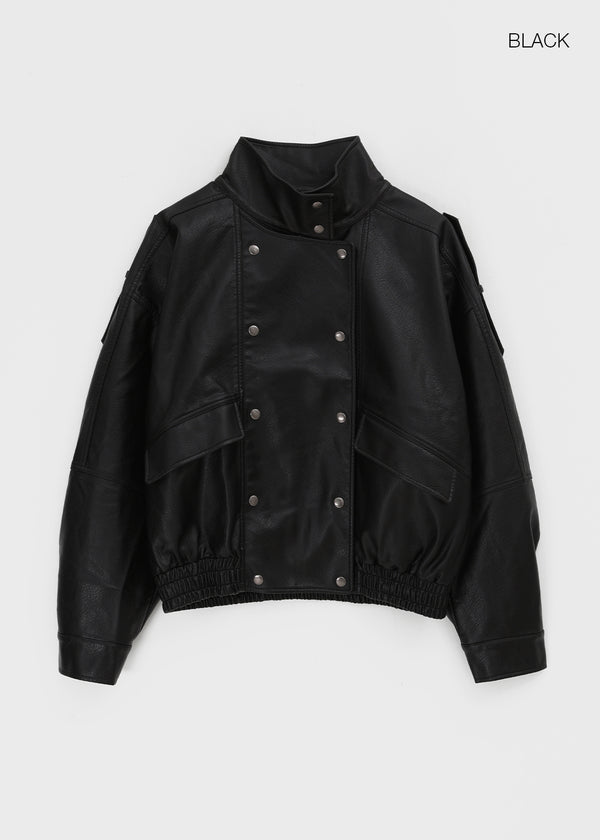 [MADE] Keslo Double Leather Jumper