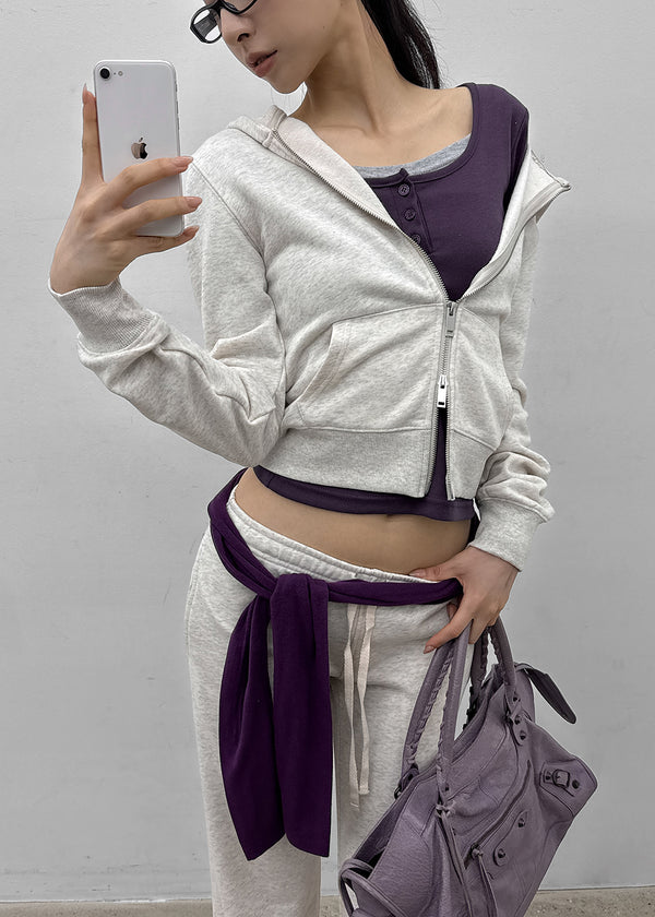 [MADE] Bound Two-Way Zip-Up Hoodie (Available as a
