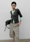 Defy Roll-up 3/4 Sleeve Cardigan