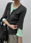 Defy Roll-up 3/4 Sleeve Cardigan