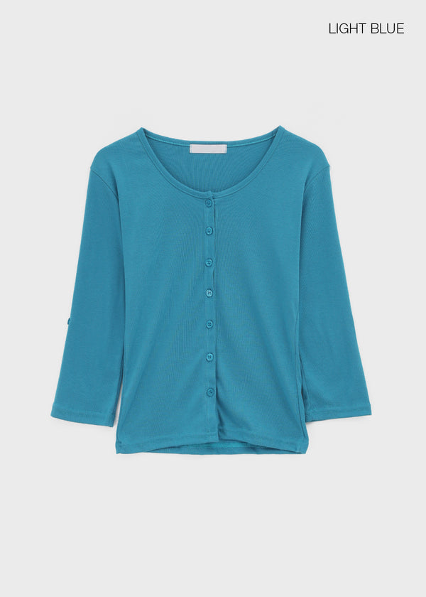 Defy Roll-up 3/4 Sleeve Cardigan