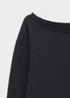 [MADE] Jenich Slub Boat Neck Long Sleeve Tee