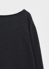 [MADE] Jenich Slub Boat Neck Long Sleeve Tee