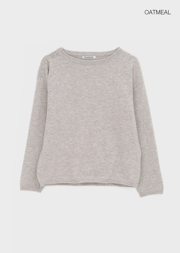 [MADE] Rouen Button Loose Fit Knit
