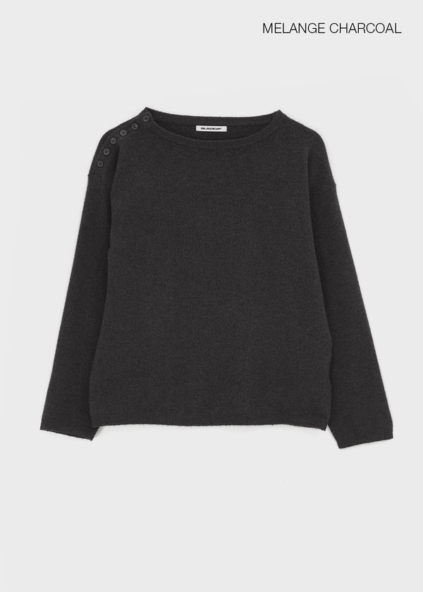 [MADE] Rouen Button Loose Fit Knit