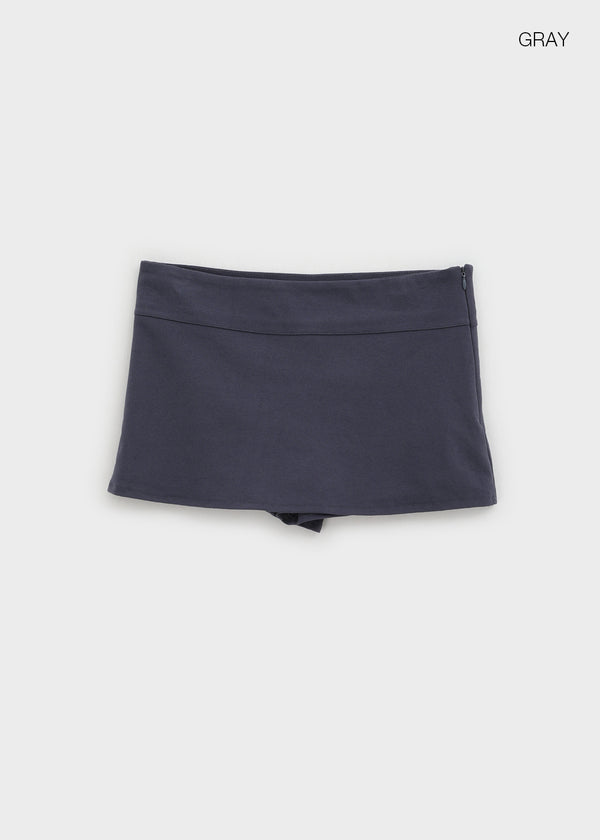 Bly Low-waisted Mini Skirt Pants