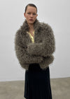 [MADE] Nanaba High-neck Fur Jacket