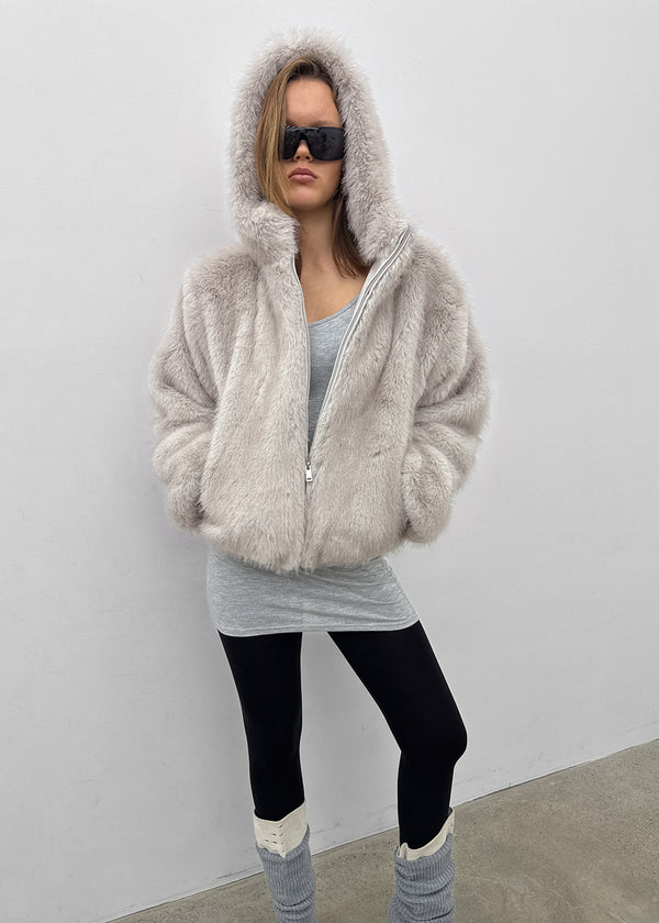 [MADE] Zeroin Fur Hooded Jumper