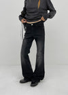 Vie low-waist bootcut denim pants