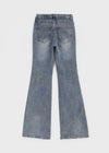 Vie low-waist bootcut denim pants
