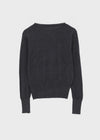 Voltaire shoulder button wool knit